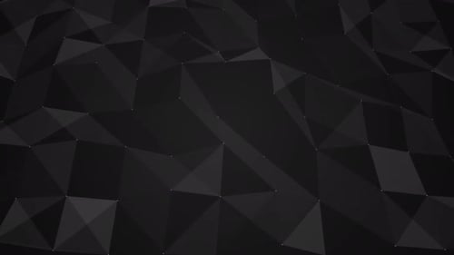 Animated Abstract Geometric Network Background