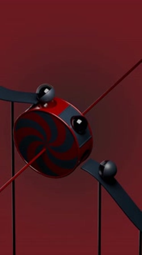 Marbles Path 3D Loop Animation