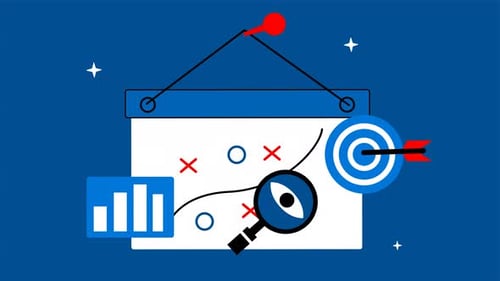 Animated Flat Design Business Strategy and Analysis Plan