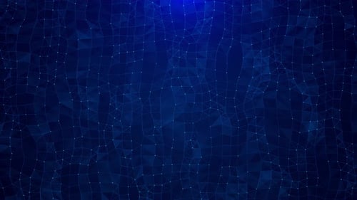 Animated Blue Plexus Network Digital Background