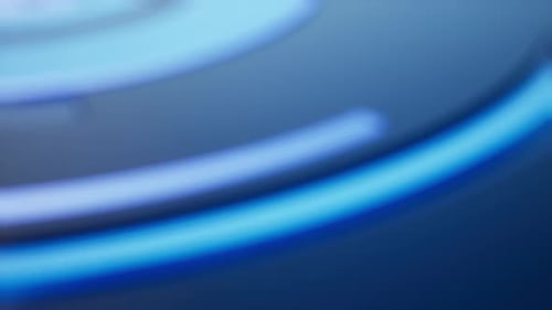 Dynamic Abstract Blue Glowing Lines Background Loop