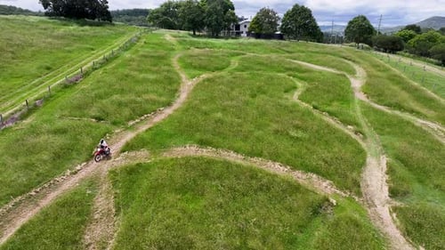 Dirt Bike Farm Riding Hill