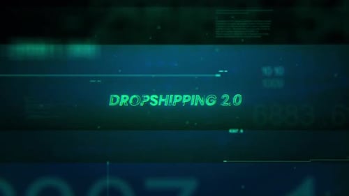 Digital Glitch Effect Title Reveal Opener