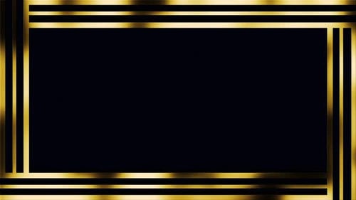 Animated Golden Frame