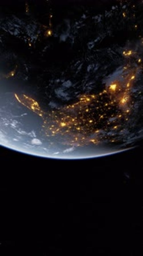 Earth From Space at Night