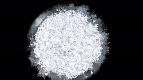 Animated Frost Transition Overlays With Organic Ice Crystallization Effects From Middle