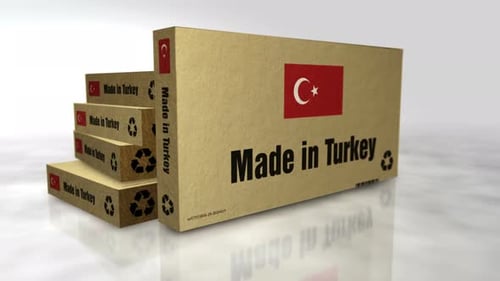 Made in Turkey box 3d object