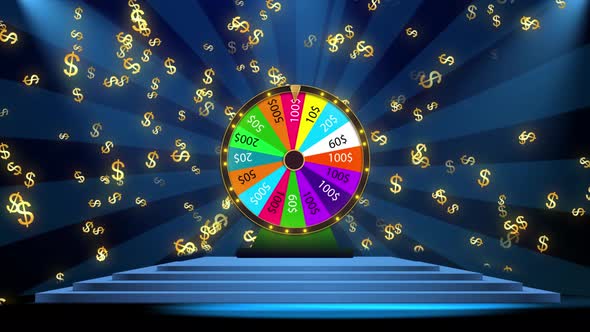 Roulette Casino Wheel Rotate Animation Bg, Spinning Roulette Playing ...