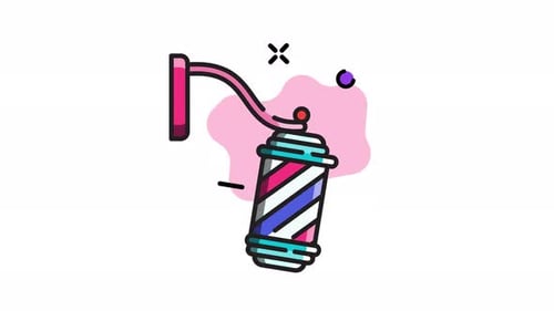 Barber Shop Pole Lamp