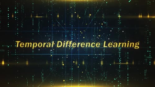 Futuristic Digital Data Grid Network Background Animation