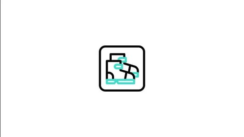 Animiertes Stiefelsymbol