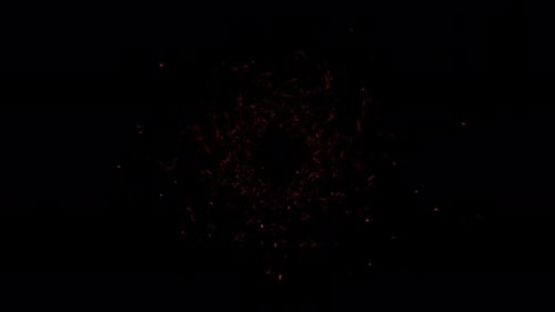 Fiery Energy Burst Logo Reveal