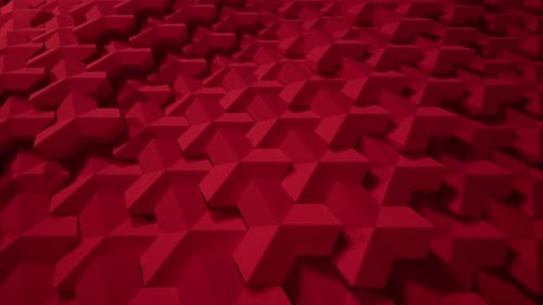 Red Pattern Background Loop