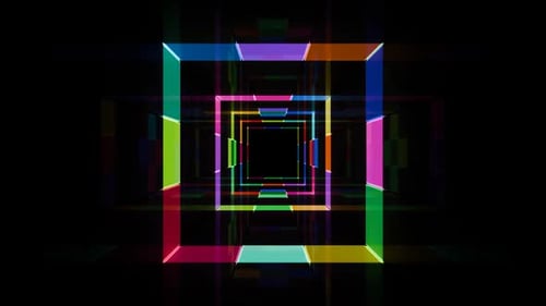 Faszinierendes Kaleidoskop-Muster für dynamische VJ-Loops und Musikvisuals