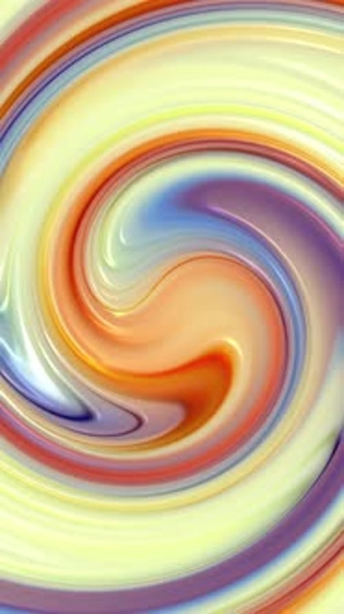 Abstract Fluid Swirl Liquid Paint Animation