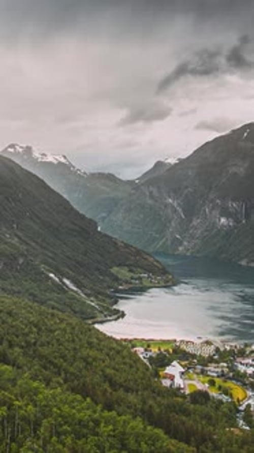 Geirangerfjord Norway Geiranger In Geirangerfjorden