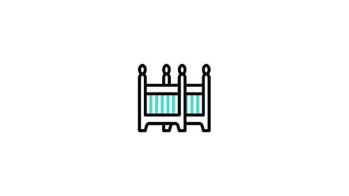 Baby Bed Animated Icon