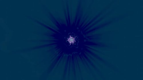 Projection VJ à rendu 3D, vol hyperrapide dans un tunnel à vitesse spatiale, boucle sans fin, concept futuriste