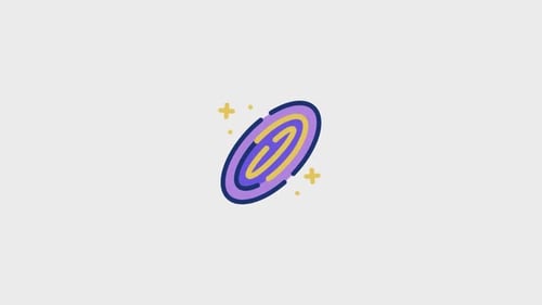 Animiertes Galaxy-Symbol