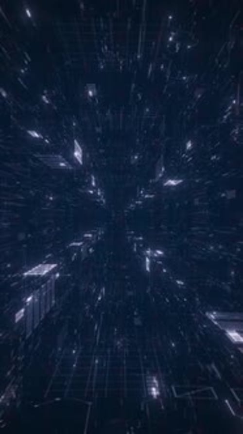 Vertical Video Futuristic CG Animation