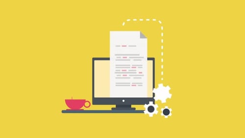 Data Processing on Computer 2D Motion Graphics