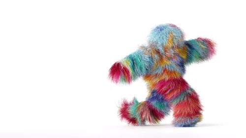 furry monster dancing