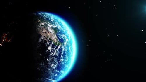 Realistic Rotation of the Earth From Day to Night