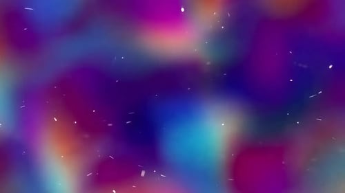 Abstract Colorful Gradient Background with White Particles M