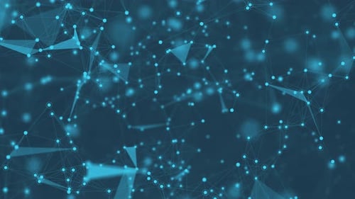 Animated Abstract Technology Network Background Loop