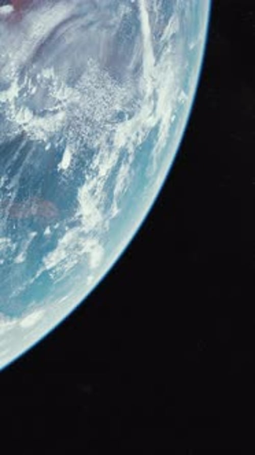 Close Up of Earth From Space