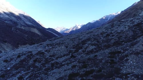 Gomukh or Gaumukh Uttarakhand, India
Gomukh is the snout of the Gangotri Glacier & the source of the