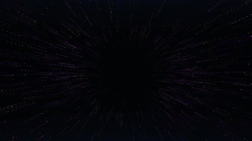 Partikeltunnel-Hintergrund 4K