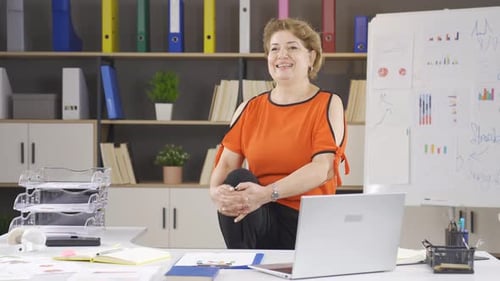 Exercise movements in the office.