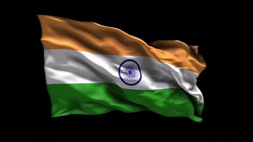 Dynamic Indian National Flag Animation