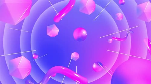 3 Gradient Color Loop Background Animation