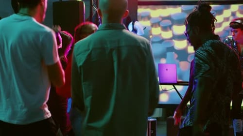 Diverse People Partying at Club