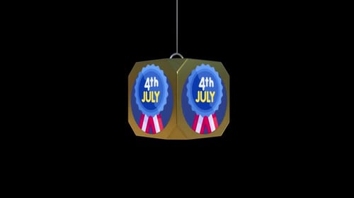 4 July Independent Day Animation