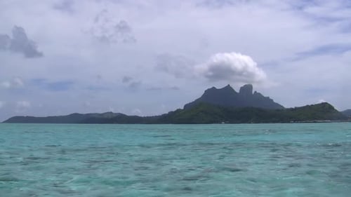 Mount Otemanu in Bora Bora, French Polynesia.