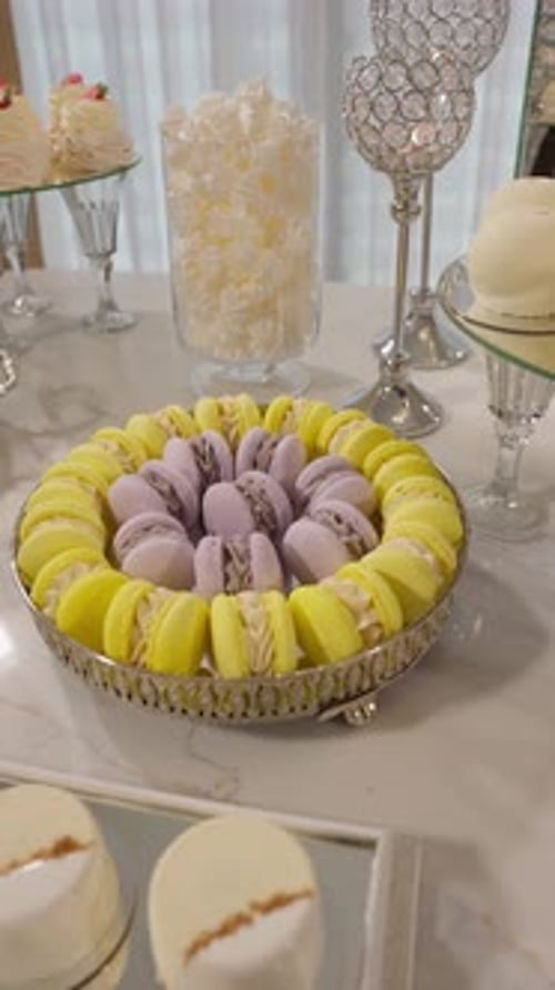 Exquisite Dessert Presentation for a Luxurious Event Candy Bar Concept