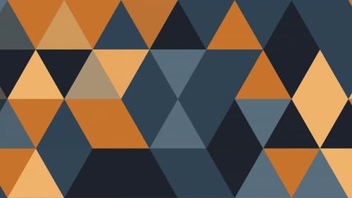 Animated Geometric Pattern Background with Shifting Triangles