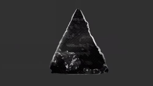 Peel On Printed Grunge Triangle Sticker