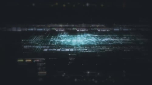 Matrix Display Information Network Simulation 18
