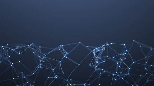 Seamless Abstract Technology Network Connection Background