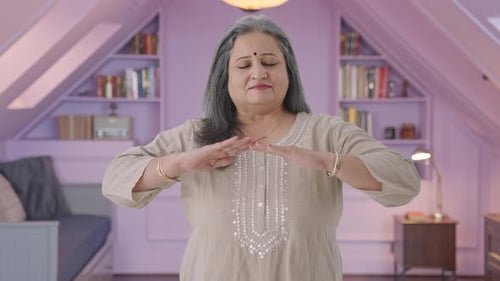 Woman Doing Hand Exercises for Health and Wellness