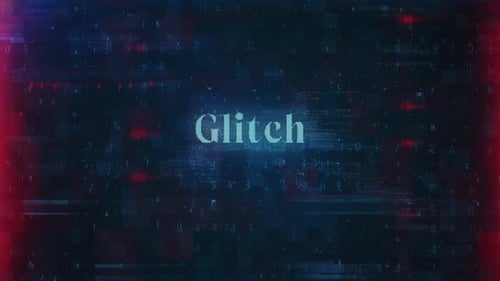 Glitch Word Related To Errors And Hacking Incidents In The Context Of Cybersecurity And Technology