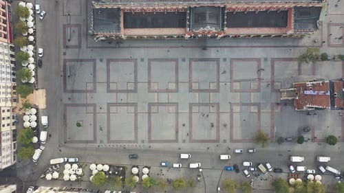 Aerial View of Krakow City, Poland