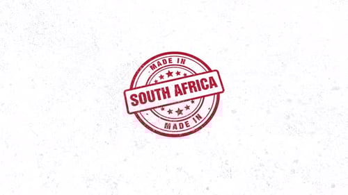 Made In South Africa Rubber Stamp