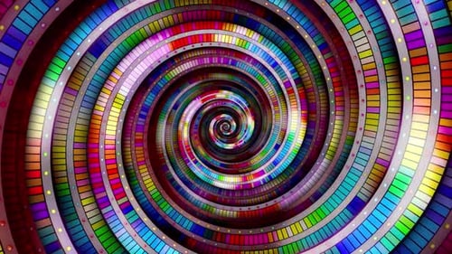 Led colorido infinito