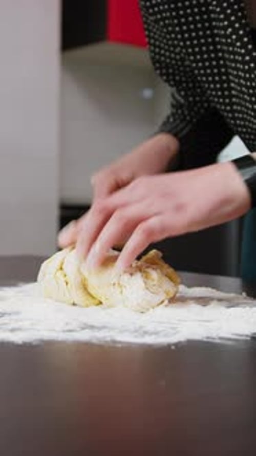Careful Preparation And Choice Of Ingredients For The Dough Of A Sweet Food
