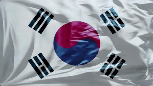 Flagge von Südkorea